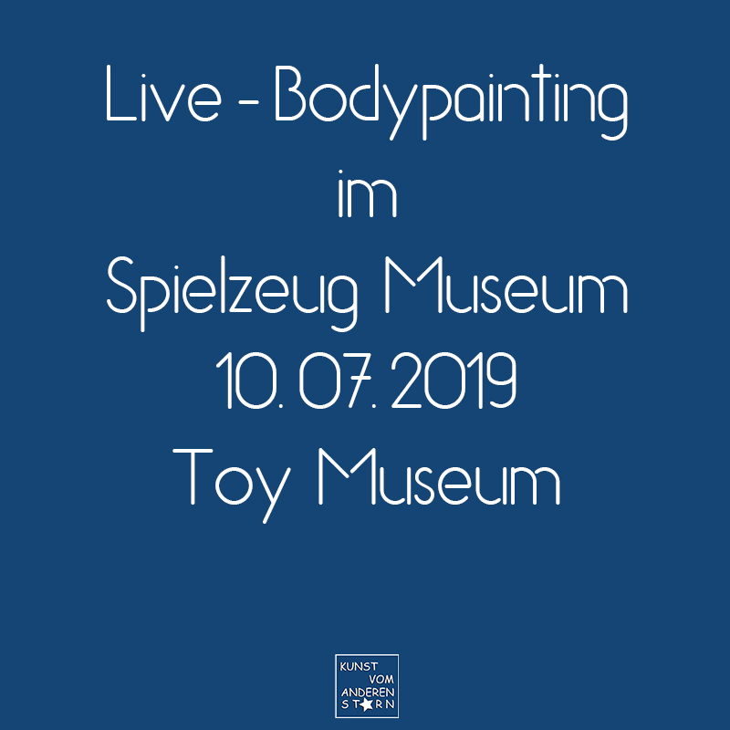 Bodypaintingprojekt Nürnberg – Live Bodypainting im Spielzeugmuseum